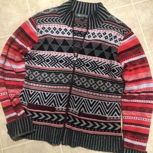 Title Nine Wool Zip-up Sweater